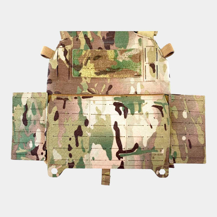 Painel molle lateral para colete porta placas - Custom Gear