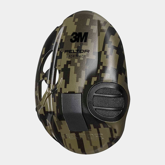Protetor auditivo eletrônico 3M PELTOR SportTac - camuflagem pixelada