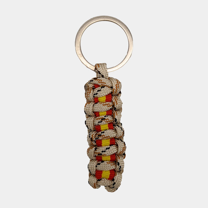 Paracord keychain with flag of Spain