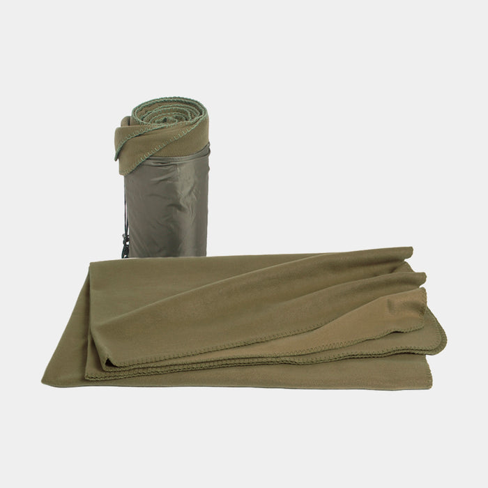 Olive green fleece blanket - MIL-TEC