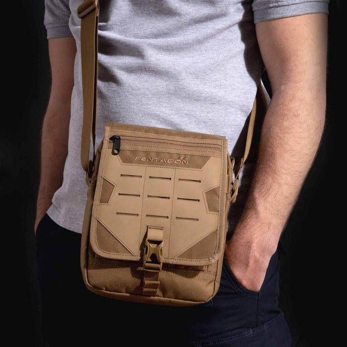 Messenger Shoulder Backpack - Pentagon
