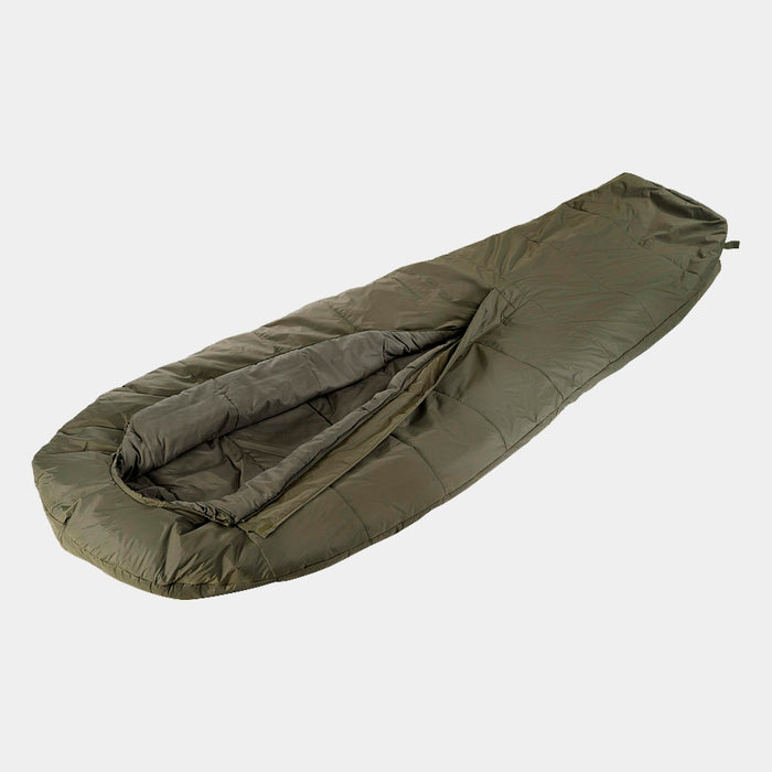 Sleeping bag with olive green compression cover - M-TAC