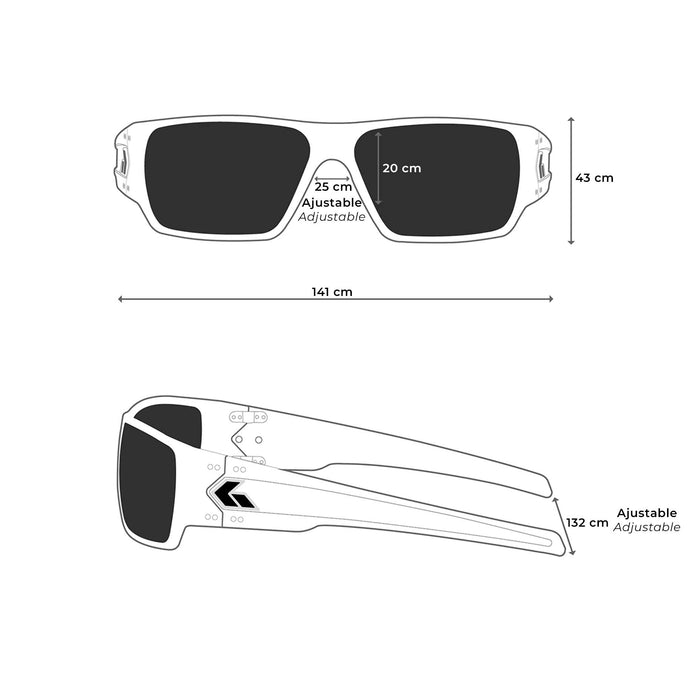 Óculos balísticos fotocrômicos SPECTRE MILSPEC - Gatorz