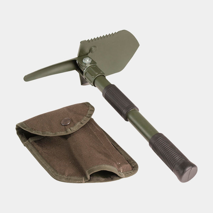 Mini folding shovel and pick with cover - MIL-TEC