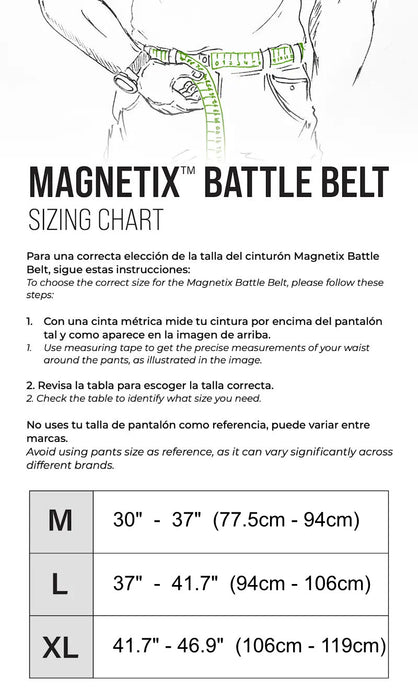 Cinto de equipamento de cinto de batalha Magnetix - Agilite