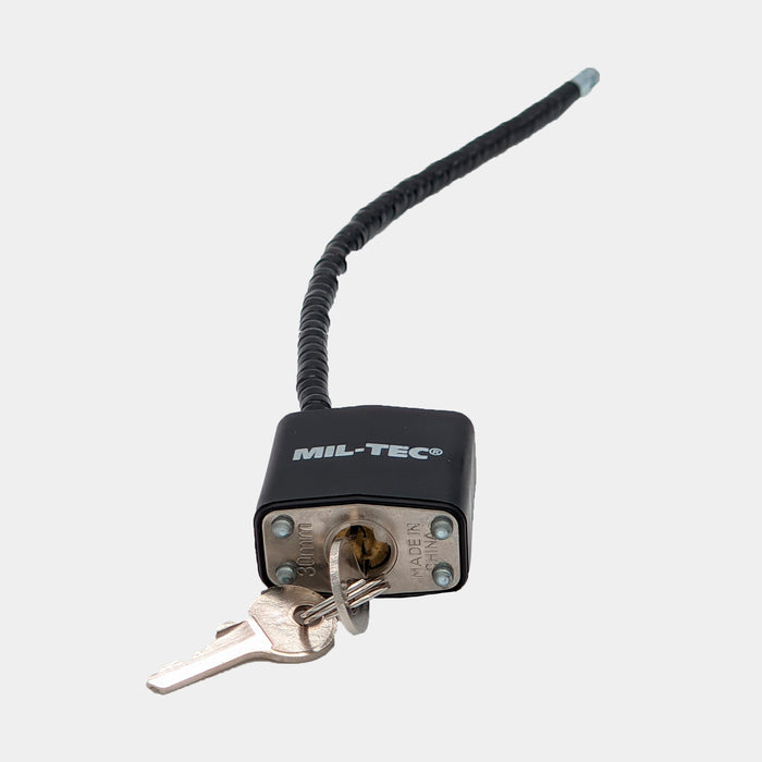 Black MIL-TEC cable type padlock