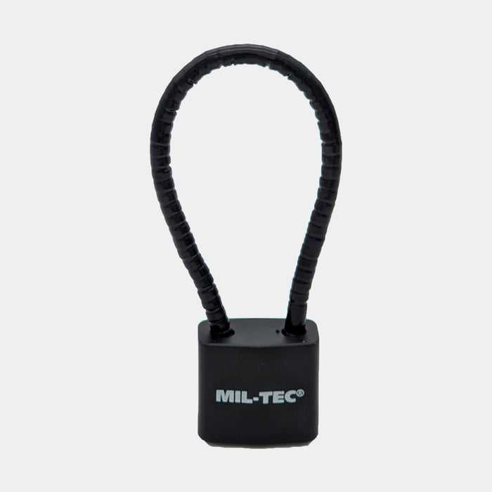 Candado MIL-TEC negro tipo cable