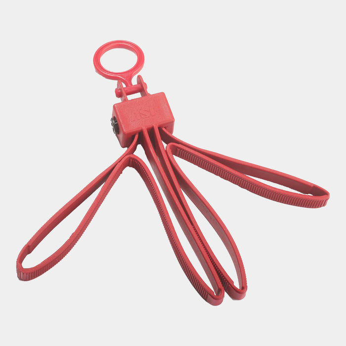 Pack of 10 red ASP Tri-Folds training shackles