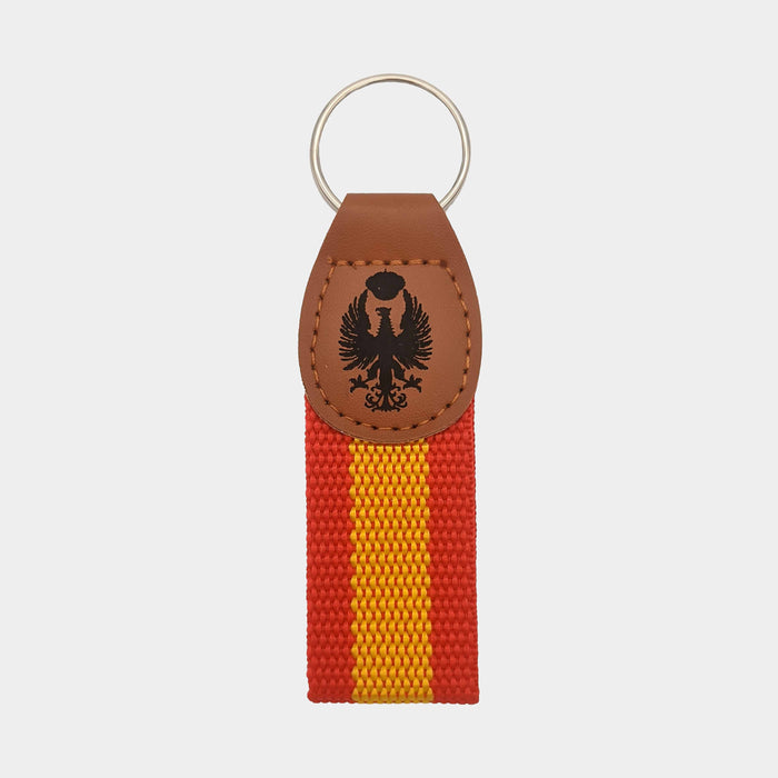 Army keychain with the flag of Spain