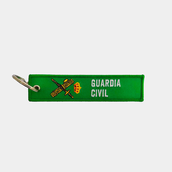 Bestickter Schlüsselanhänger der Guardia Civil