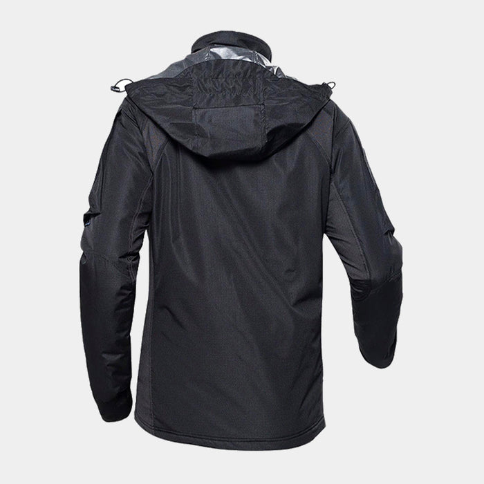 Black ripstop softshell jacket