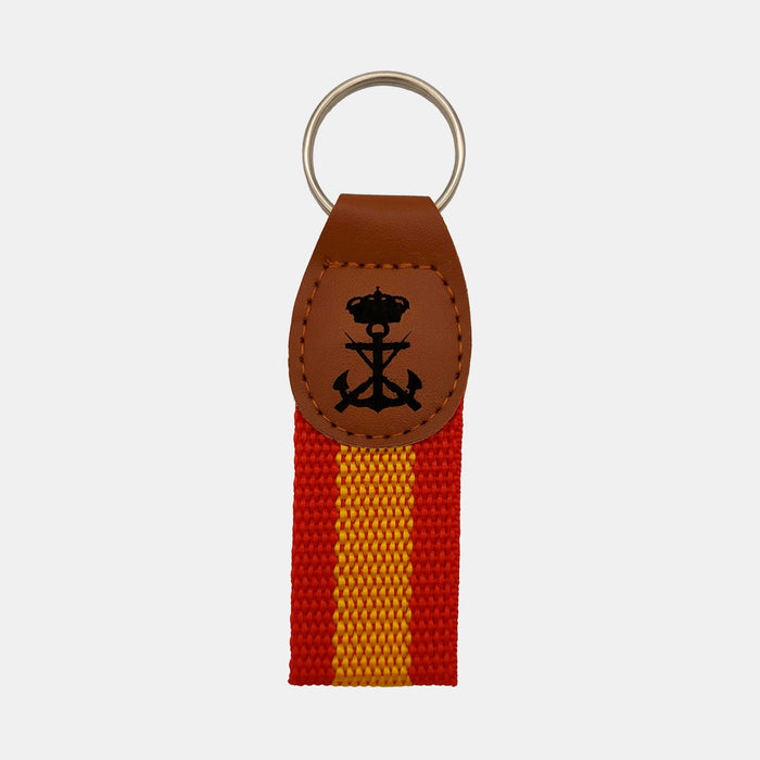 I. Marina keychain with the flag of Spain