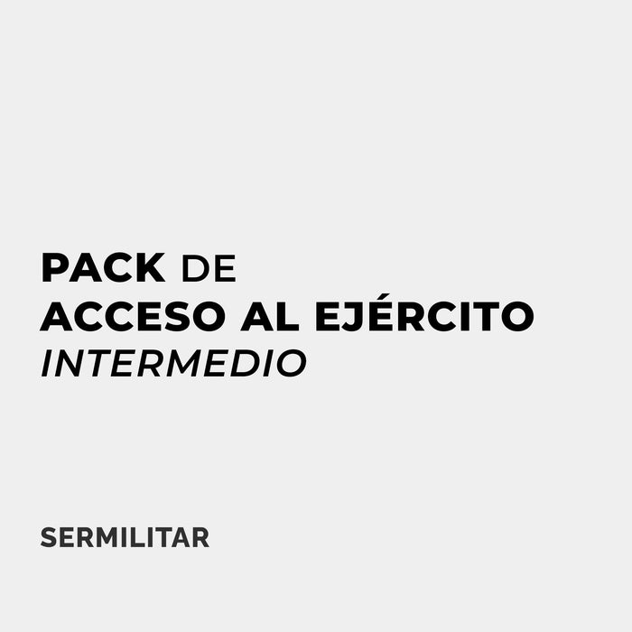 Intermediate Army Access Pack