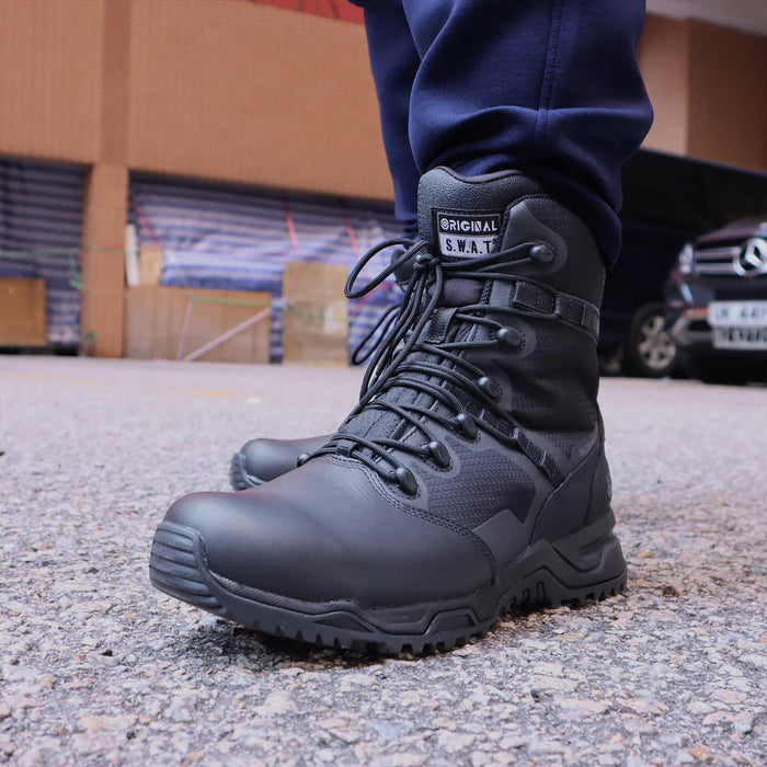 Original Swat "Alpha Fury" 8.0 Stiefel mit seitlichem Reißverschluss - Wasserdicht