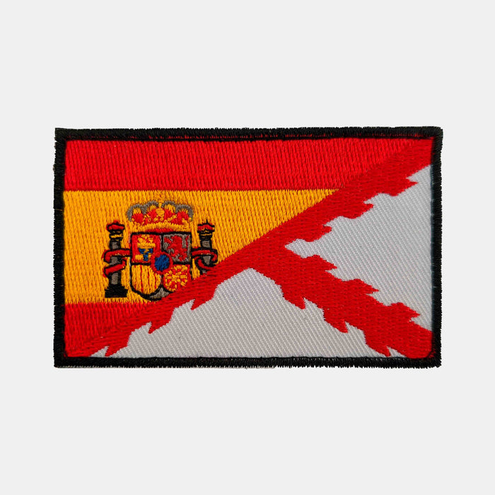 Parche bandera de España y Cruz de Borgoña