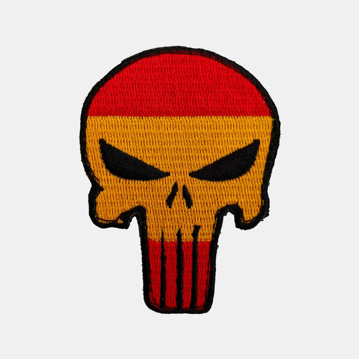 "The Punisher" patch with the Spanish flag