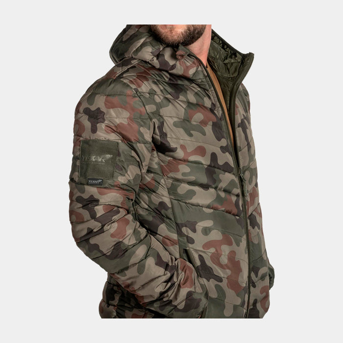 Olive green reversible jacket - TEXAR woods