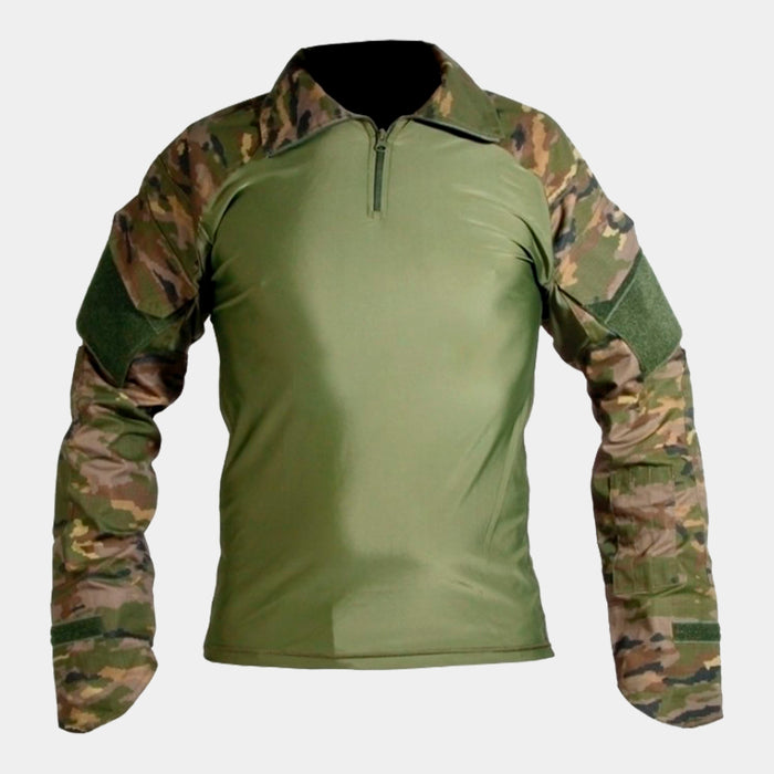 Pixelated Woodland Combat T-Shirt - Delta Tactics