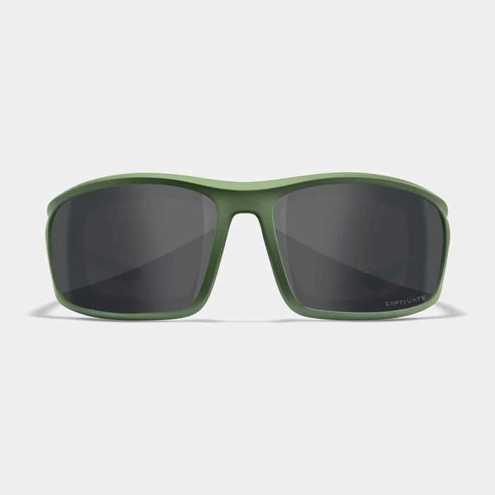 Gafas WX Grid verdes con lentes CAPTIVATE™ polarizadas - Wiley X
