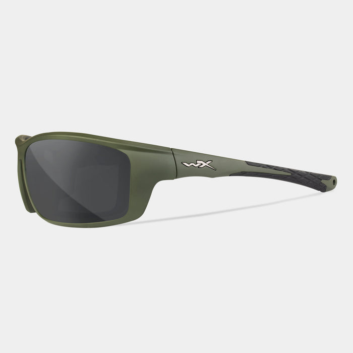 Green WX Grid glasses with polarized CAPTIVATE™ lenses - Wiley X
